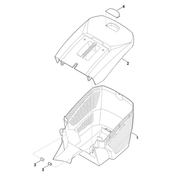 Grass Catcher Bag for Stihl Mower