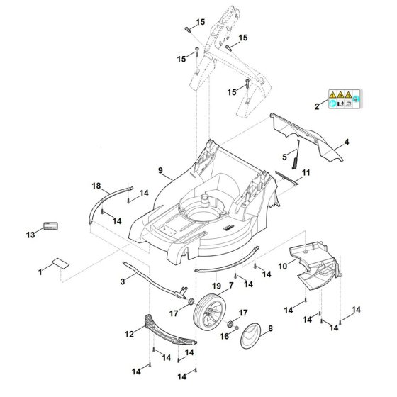 Front Axle Housing for Stihl