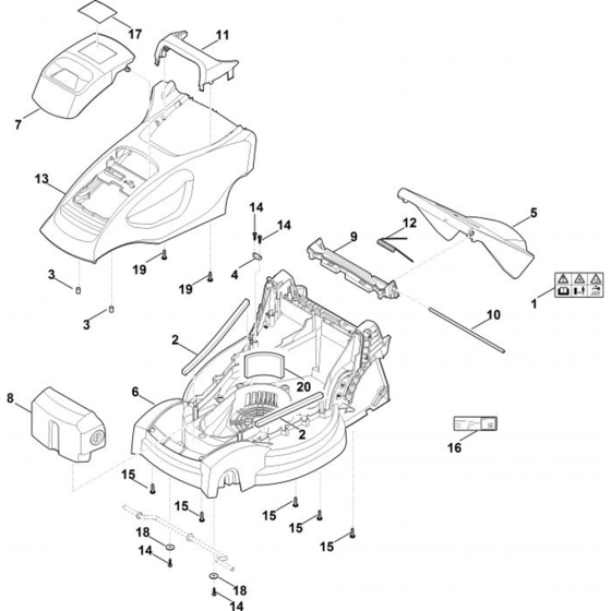 Housing for Stihl RMA 235.0
