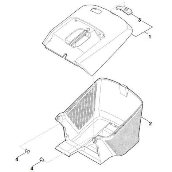 Grass Catcher Bag Assembly