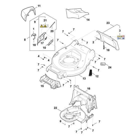 Housing Assembly for Stihl RMA 253.3