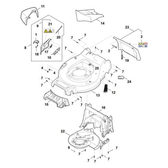 Housing Assembly for Stihl RMA 253.3 T