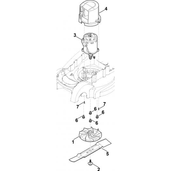 Engine and Blade for Stihl RMA 339.0