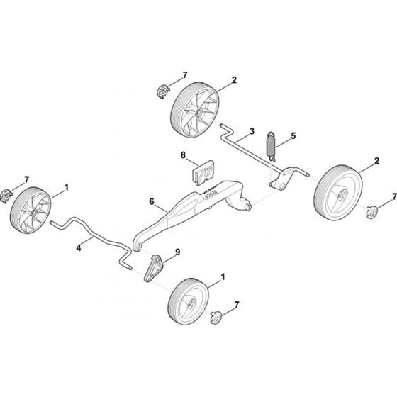 Chassis for Stihl RMA 339.0 C