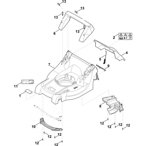 Housing for Stihl RMA 443.0