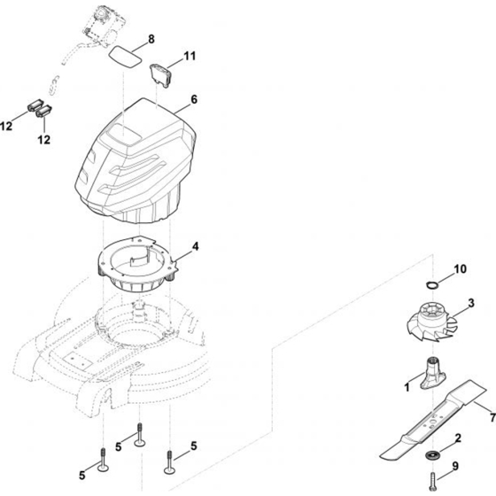 Engine and Blade for Stihl
