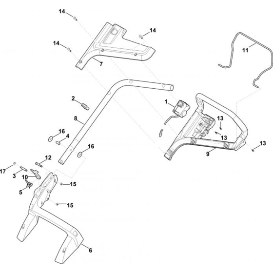 Handle for Stihl RMA 443.0 C