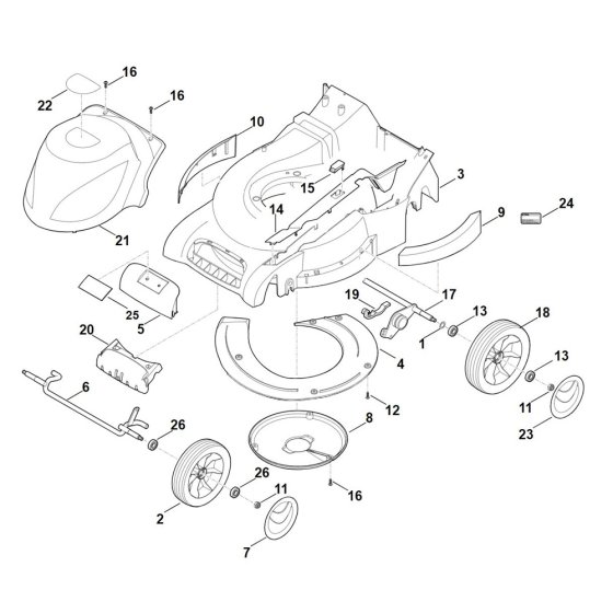 Stihl RME 545.0 C Chassis
