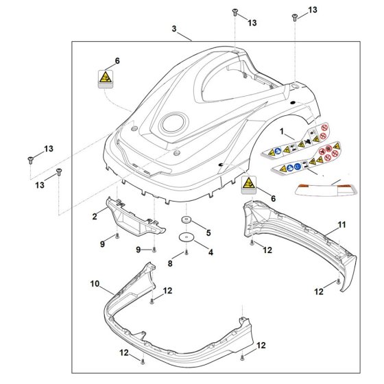 Stihl RMI 522.0 C Cover