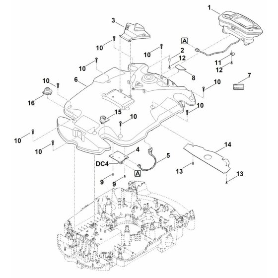 Upper Housing Assembly for Stihl