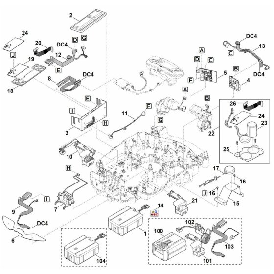 Electrical Assembly for Stihl Mower