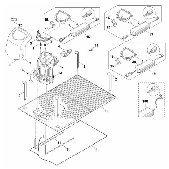 Docking Station for Stihl RMI 632.0 P
