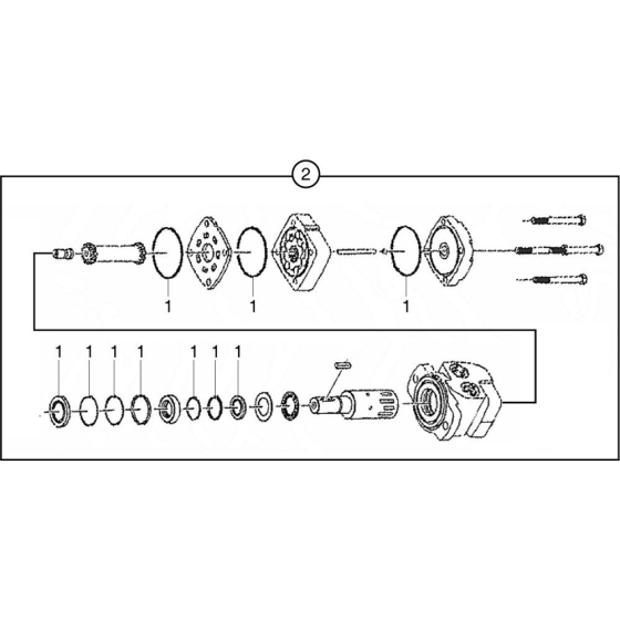 Hydraulic Motor for Belle Screed