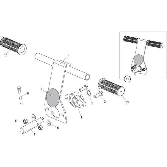 Tube Carry Handle Assembly