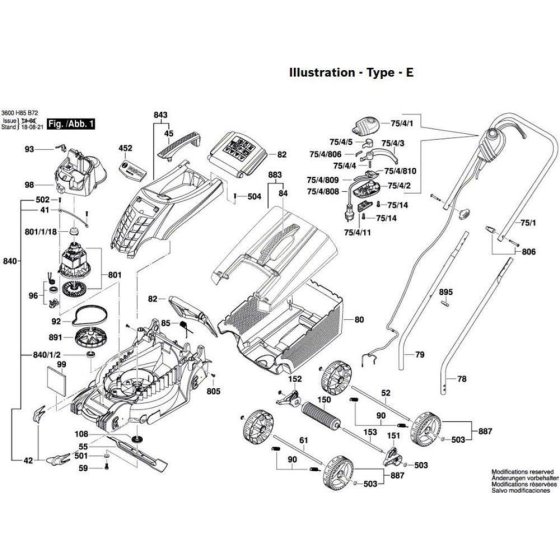 Bosch Rotak 32 R Assembly
