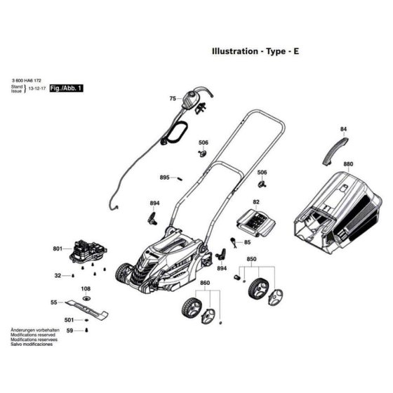Bosch Rotak 340 R Assembly