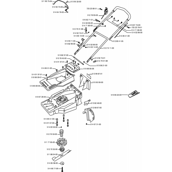 Frame Assembly for Husqvarna 43