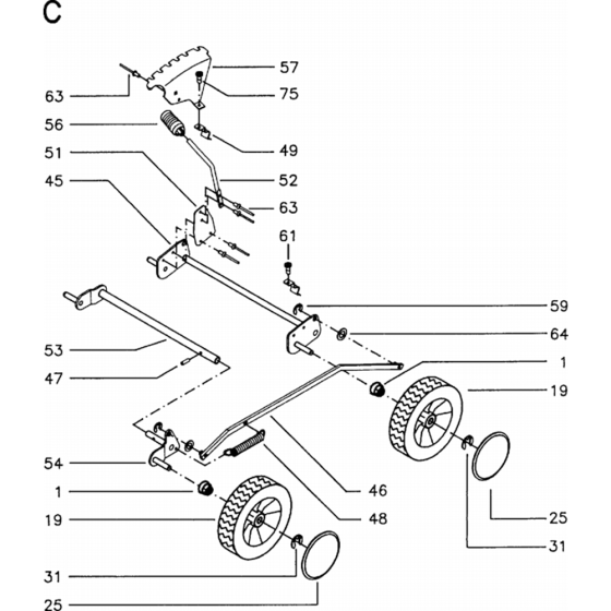 Wheel & Depth Stake Assembly