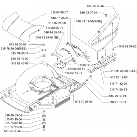 Frame Assembly for Husqvarna 47