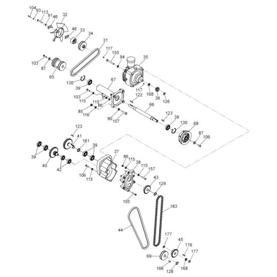 Transmission Assembly for RS600A