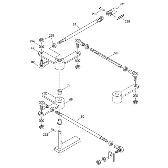 Drive Linkage for Wacker RS800A