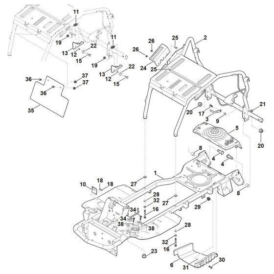 Frame for Stihl RT 4082.1
