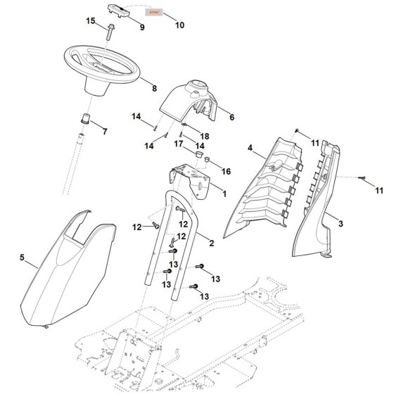 Dashboard for Stihl RT 4082.1