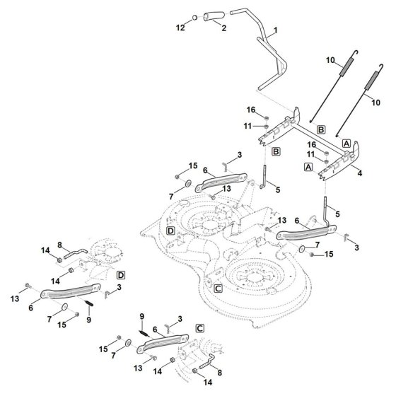 Height Adjustment for Stihl Mower
