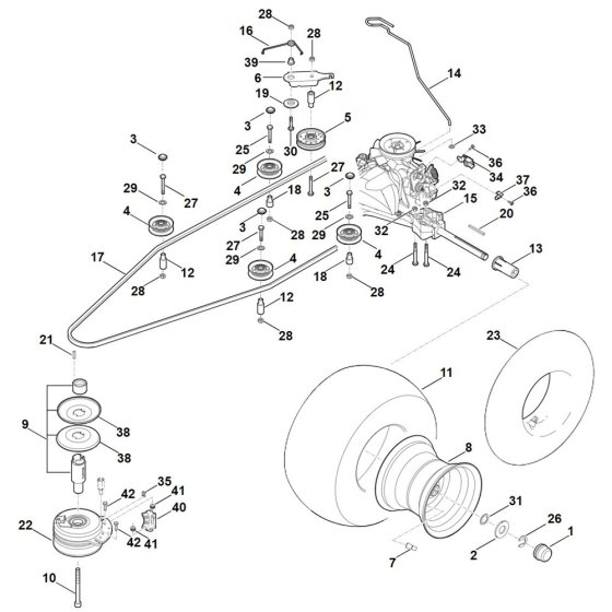 Stihl RT 6112.1 ZL Parts