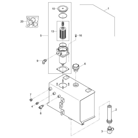 Hydraulic Tank Assembly