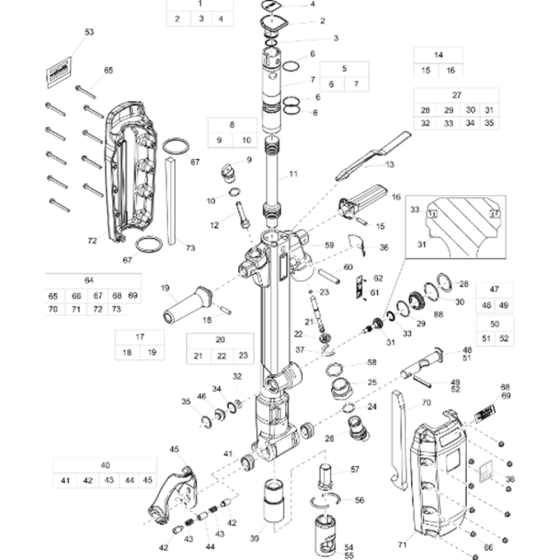 Atlas Copco RTEX Main Assembly