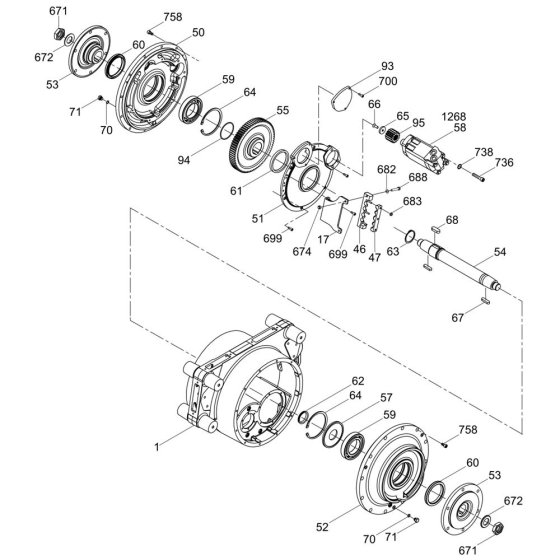 Drum Drive Assembly for RTLx-SC3