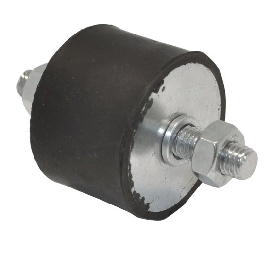 Rubber Vibration Mount Male/Male 50x35mm M10 Thread