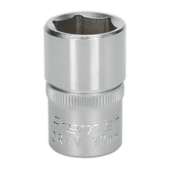 WallDrive Socket 17mm 1/2"Sq Drive Sealey Part No. S1217