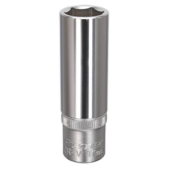 WallDrive Socket 17mm Deep 1/2"Sq Drive Sealey Part No. S1217D