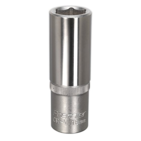 WallDrive Socket 18mm Deep 1/2"Sq Drive Sealey Part No. S1218D