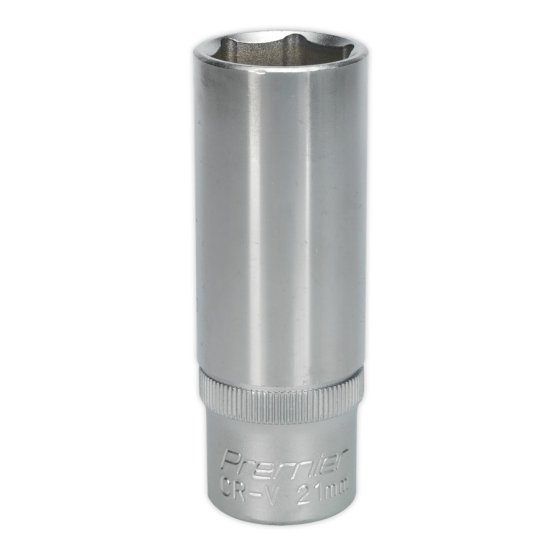 WallDrive Socket 21mm Deep 1/2"Sq Drive Sealey Part No. S1221D