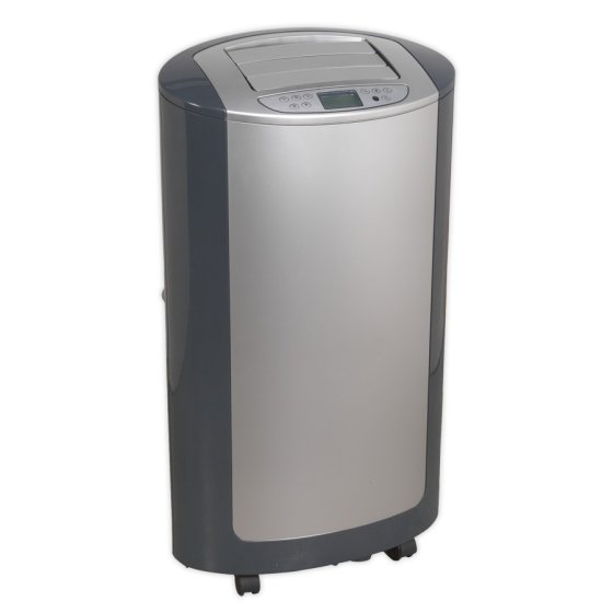 Air Conditioner/Dehumidifier/Heater 12,000Btu/hr Sealey Part No. SAC12000