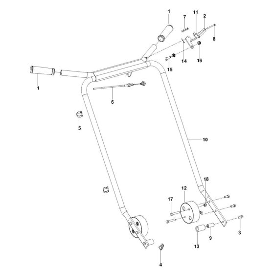Handle Assembly for SC18A