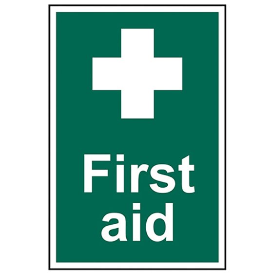 First Aid - PVC 200 x 300mm by Scan - 1550