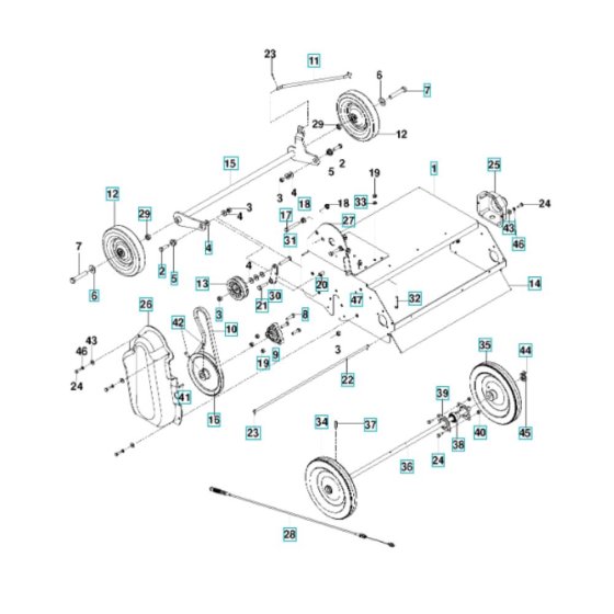Frame Assembly for Husqvarna