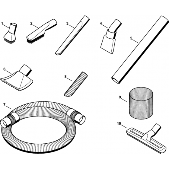 Extras-1 Assembly for Stihl Vacuums