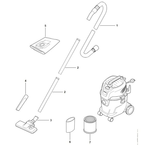 Stihl SE 33 Vacuum Tools