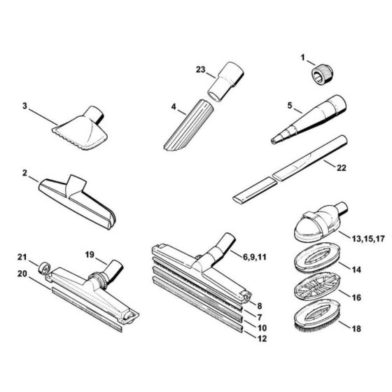 Stihl SE 33 Vacuum Extras