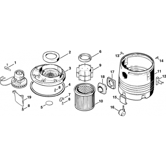 Stihl SE80 Assembly Parts