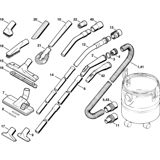 Tools Assembly for Stihl SE80