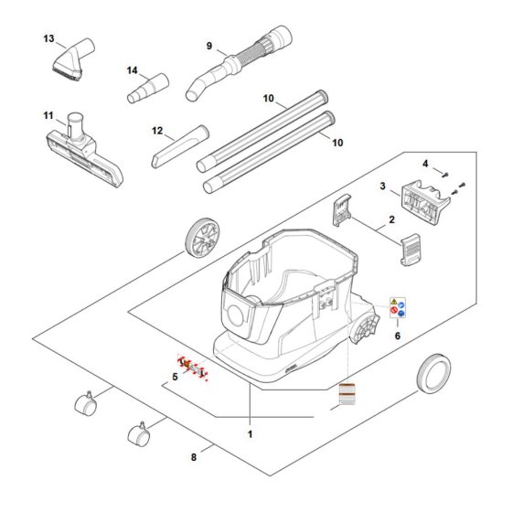 Tools Assembly for Stihl SEA100