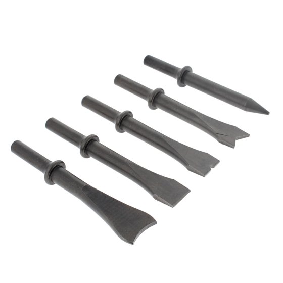120mm Air Hammer Chisel Set - Pack of 5