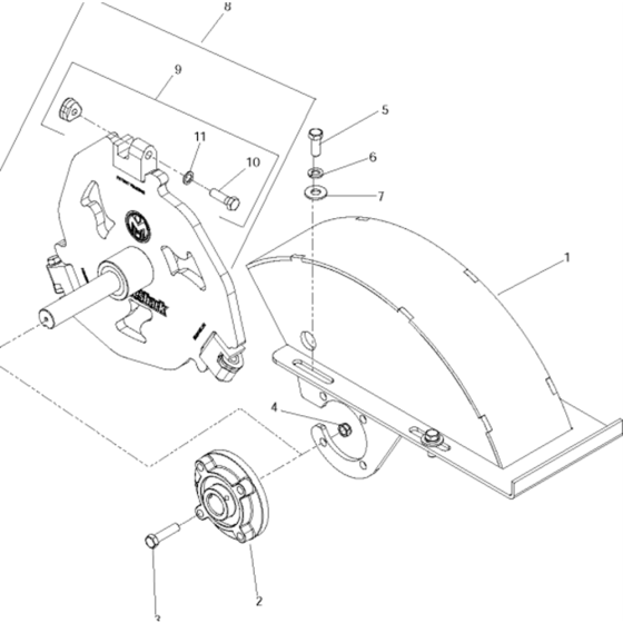 Cover Assembly for Husqvarna SG13HB