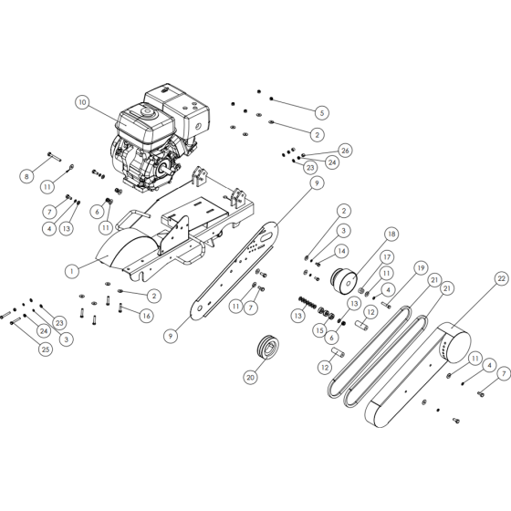 Engine & Drive for Camon SG30